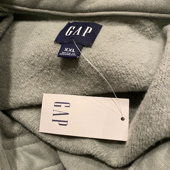 GAP Button up fleece lined Shirt Jacket🩵 - Picture 10 of 11